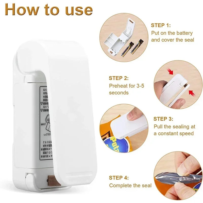 portable mini bag sealer